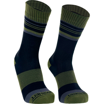 Водонепроницаемые носки DEXSHELL THERMLITE 2.0 черный/оливковый L (43-46)